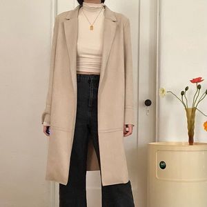 ZARA Suede Jacket in Beige 🌙